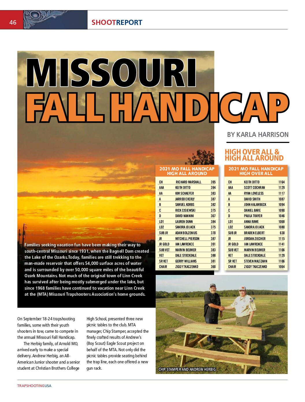 2023 Missouri Fall Handicap Recap