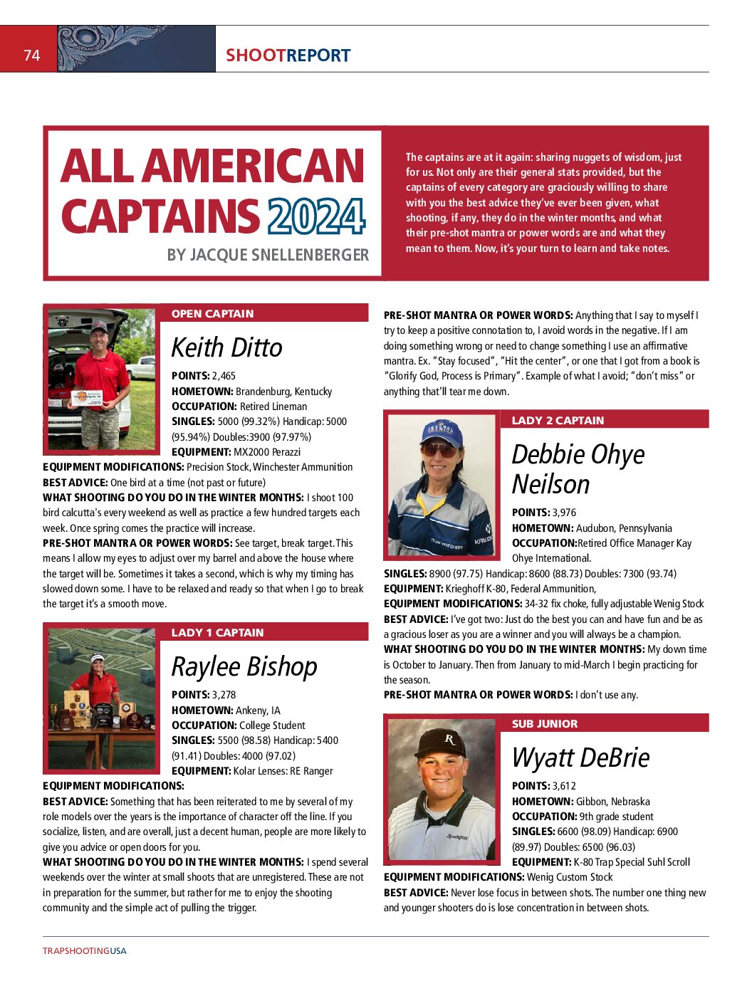 2024 All American Team Captains